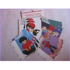 RANMA 1/2 Set A Cassette INDEX CARD Anime 90s